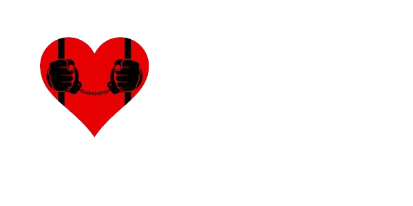 DBI's logo - Hands holding chained hands in a heart